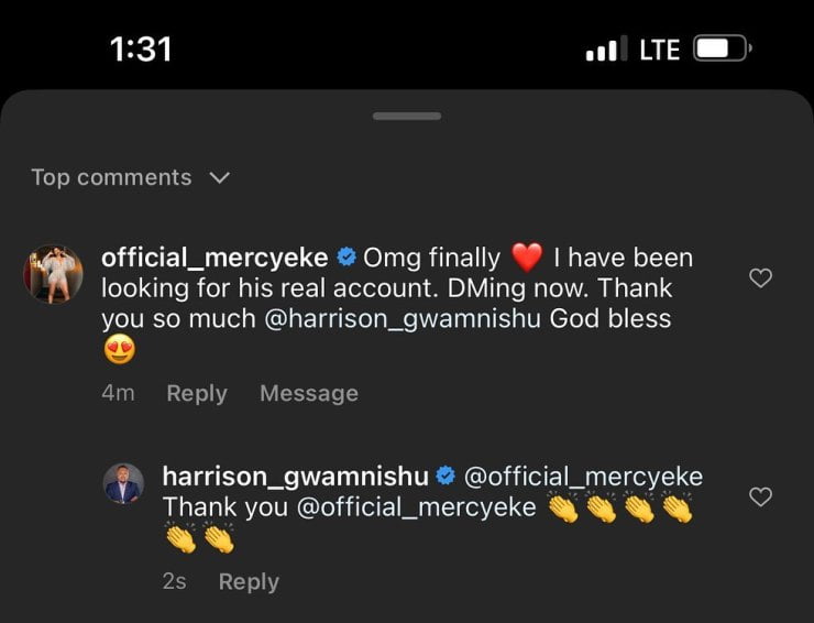 Luck Shines On Man Who Gave Mercy Eke His BBNaija Audition Tag As She Finds Him, Slides Into His DM