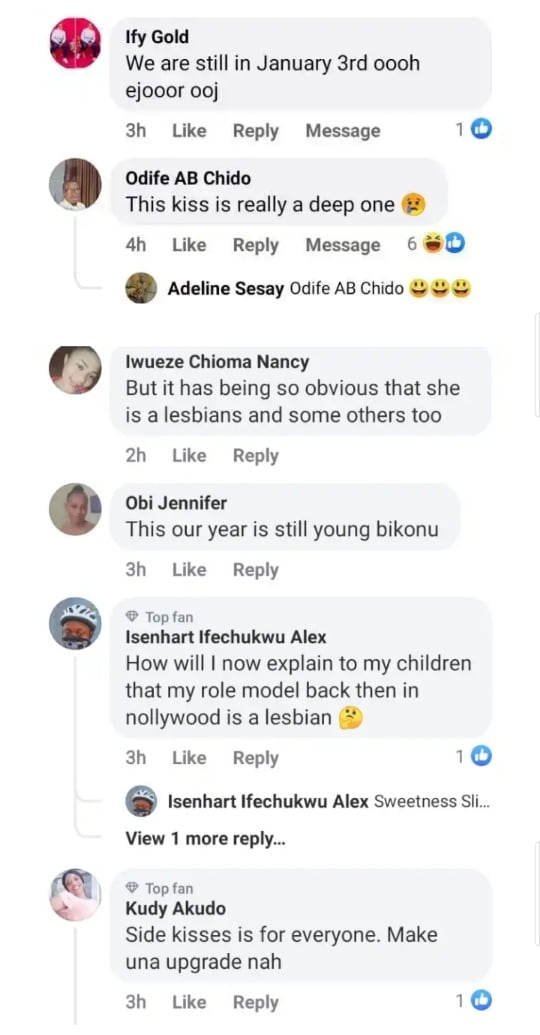 People are talking about a photo of Kate Henshaw and Nse Ikpe Etim's lesbian sister, Uyaiedu.