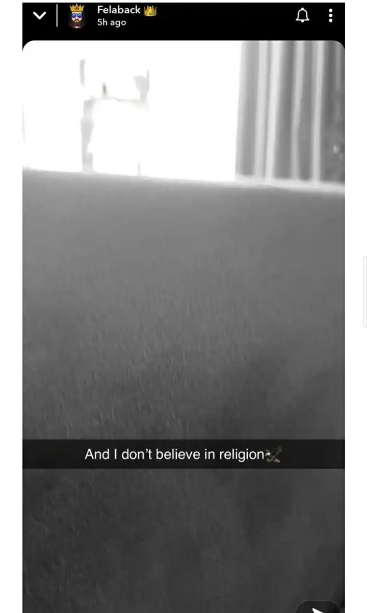 Wizkid: 'I Don't Believe In Religion'