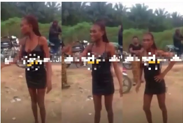 [Video] Lady Becomes Mad After Allegedly Getting Out Of A Benz Car of A Yahoo Boy
