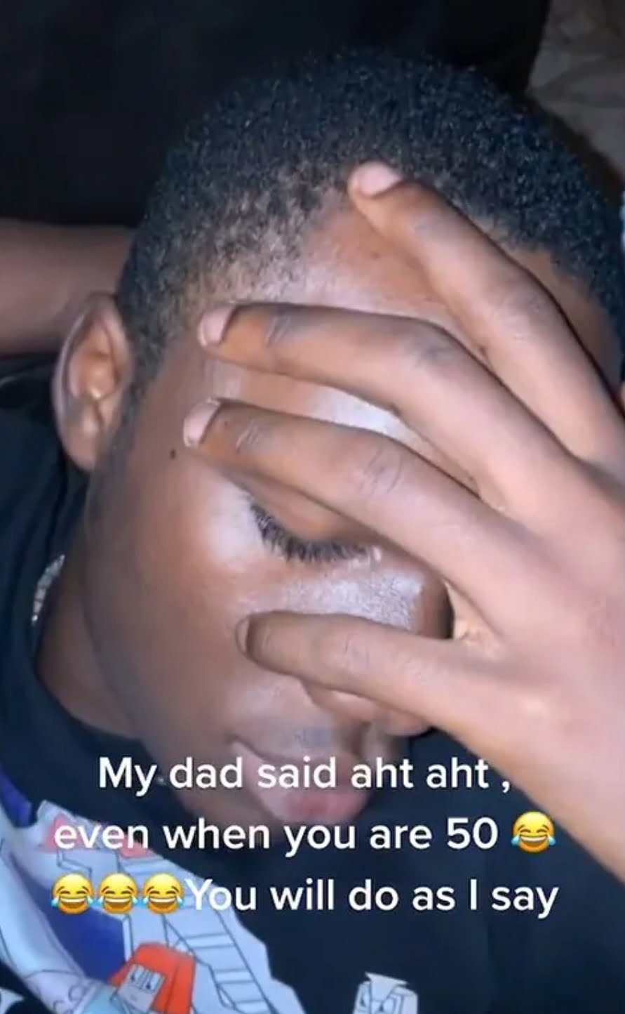 Nigerian parents humble young man who refused to cut his hair before going home because he thinks he’s a “grown man” (Video)