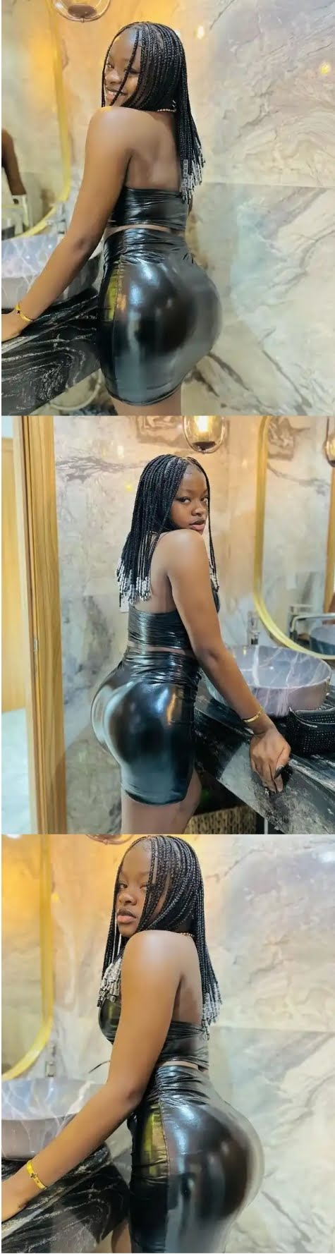 Shubomi , Naira Marley's sister, appears in several recent photos as a 'better version' of herself.