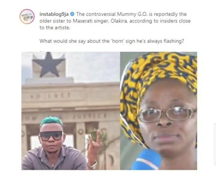 Nigerians React to the Report That Mummy G.O Is Olakira's Elder Sister