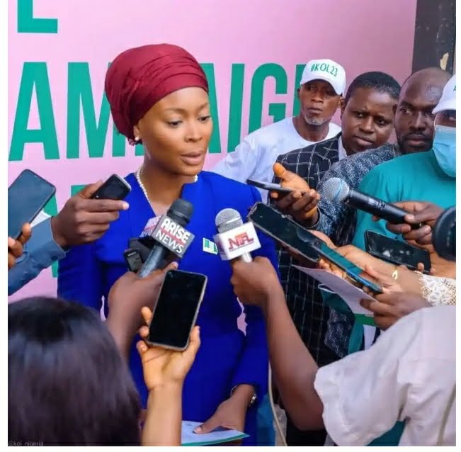 Khadijah Okunnu-Lamidi, her daughter, has announced her intention to run for President in 2023.